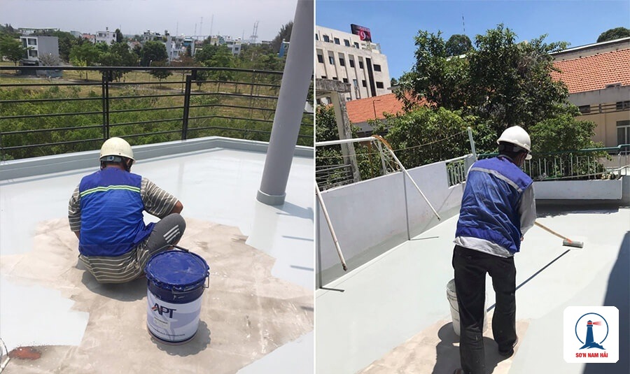 Thợ chống thấm Sơn Nam Hải thi công tại Đà Nẵng