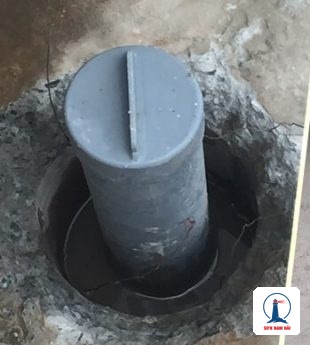 Đục tỉa cổ ống thoát sàn nhà vệ sinh